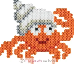 Sachet 1000 perles plastique Midi Orange néon - Hama
