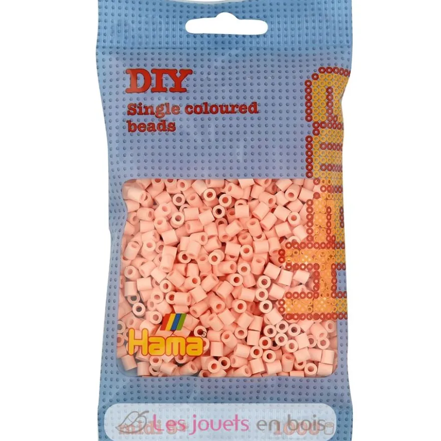 Sachet 1000 perles plastique Midi pêche - Hama