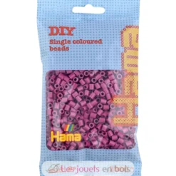 Sachet 1000 perles plastique Midi violet prune - Hama