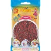 Sachet 1000 perles plastique Midi rouge brun - Hama