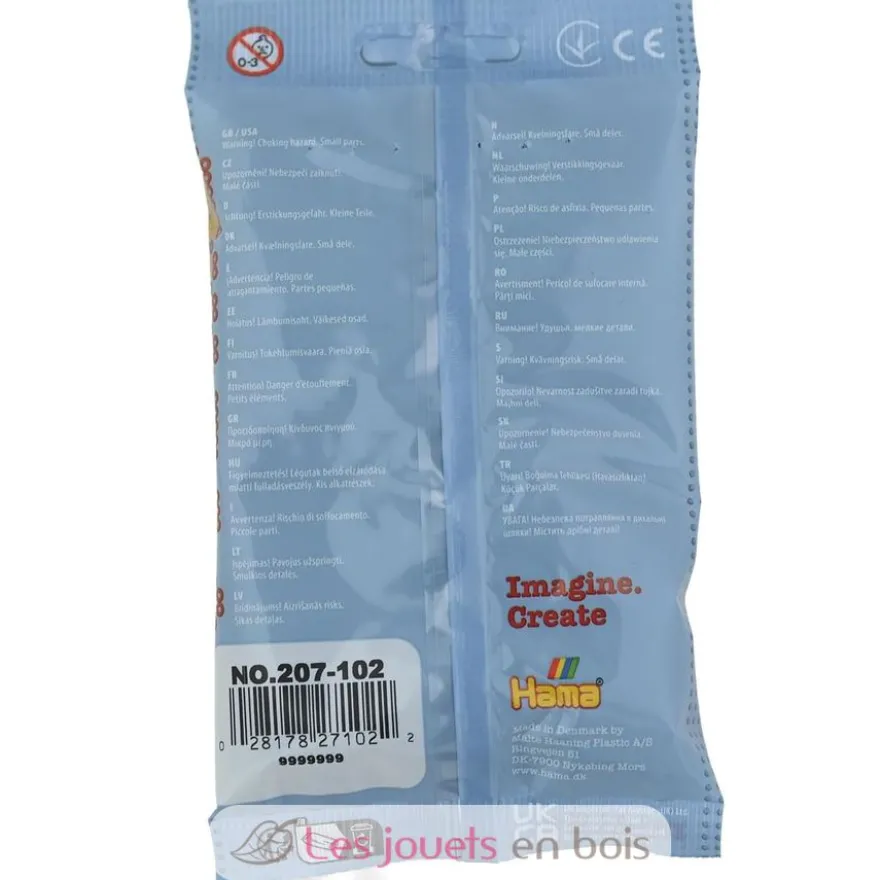 Sachet 1000 perles plastique Midi vert forêt - Hama
