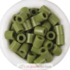 Sachet 1000 perles plastique Midi Vert olive - Hama