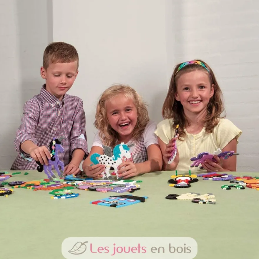 Sachet 1000 perles plastique Midi Vert olive - Hama