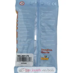Sachet 1000 perles plastique Midi gris foncé - Hama