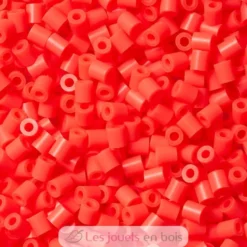 Sachet 1000 perles plastique Midi Rouge fluo - Hama