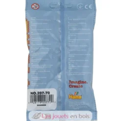 Sachet 1000 perles plastique Midi gris clair - Hama