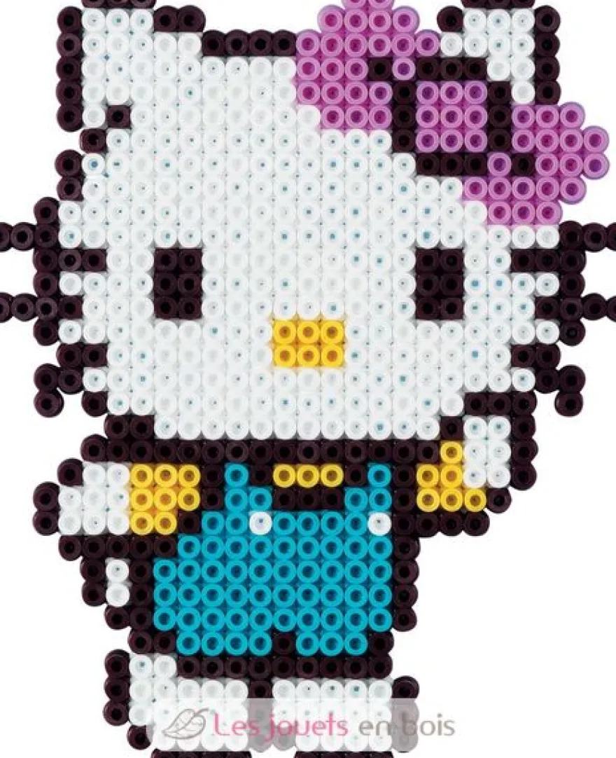 Sachet 1000 perles plastique Midi noir - Hama