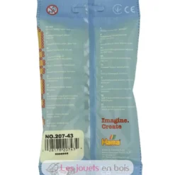 Sachet 1000 perles plastique Midi Jaune pastel - Hama