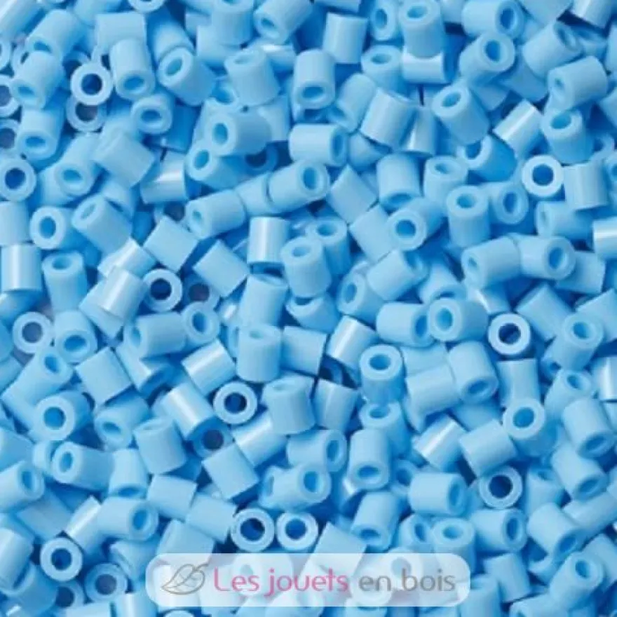 Sachet 1000 perles plastique Midi Bleu pastel - Hama