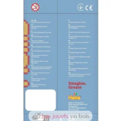 Sachet 1000 perles plastique Midi Bleu pastel - Hama
