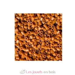 Sachet 1000 perles plastique Midi marron clair - Hama