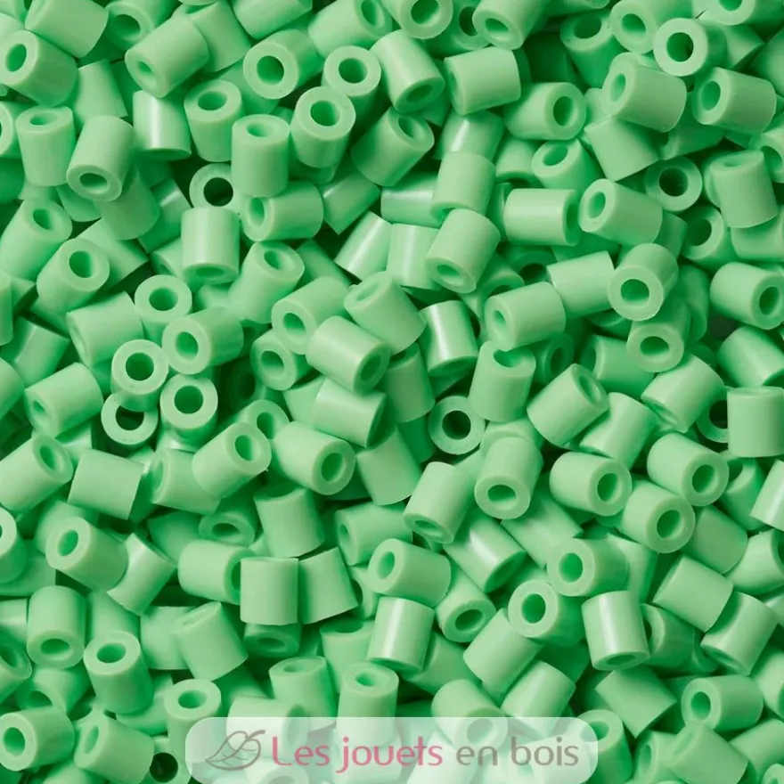 Sachet 1000 perles plastique Midi Vert pastel - Hama
