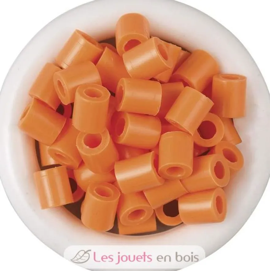 Sachet 1000 perles plastique Midi orange Abricot - Hama