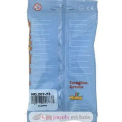 Sachet 1000 perles plastique Midi bleu transparent - Hama