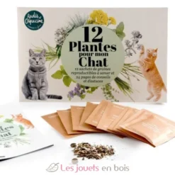 12 sachets de graines Plantes pour chat - Radis et Capucine