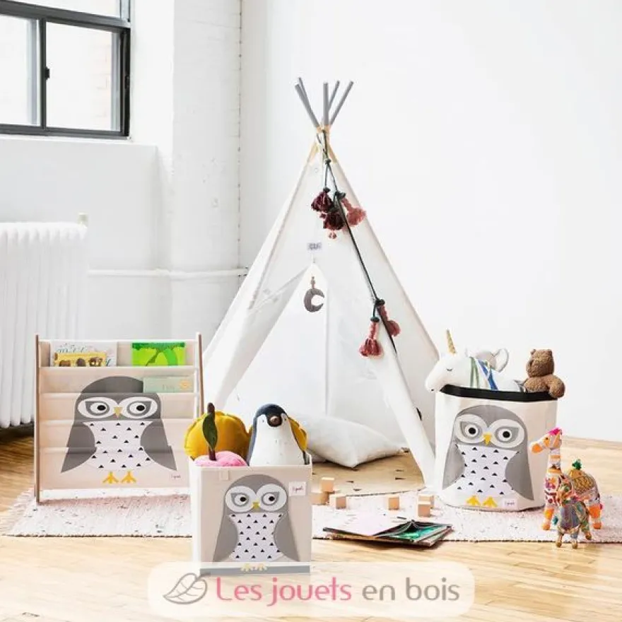Sac à jouets Chouette - 3 Sprouts
