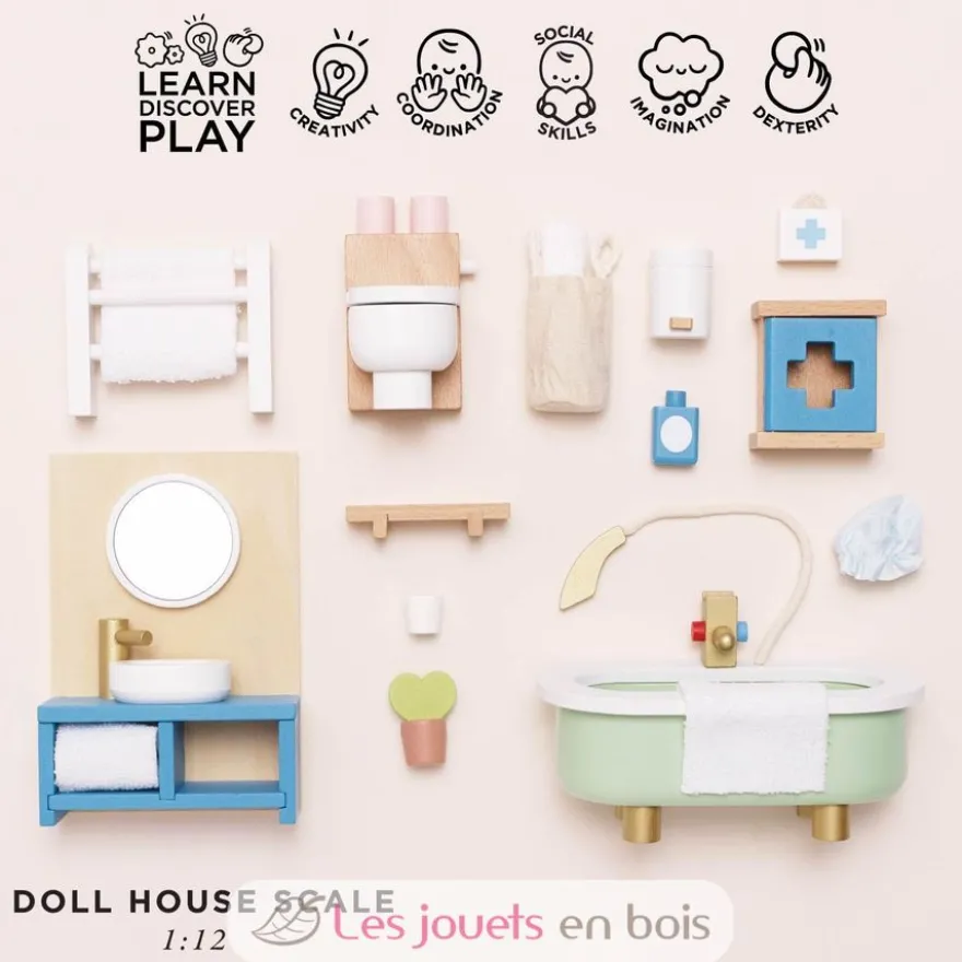 Salle de bain pour maison de poupées - Le Toy Van