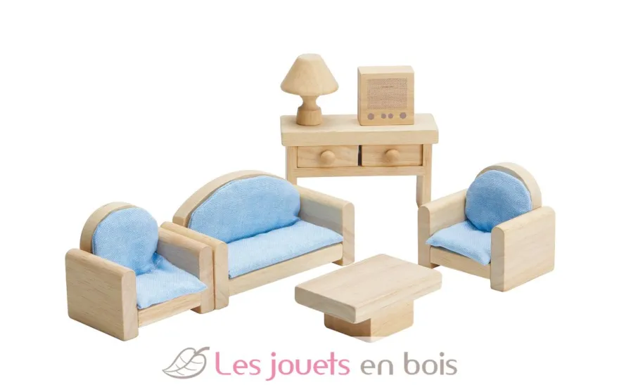 Salon en bois naturel - Plan Toys
