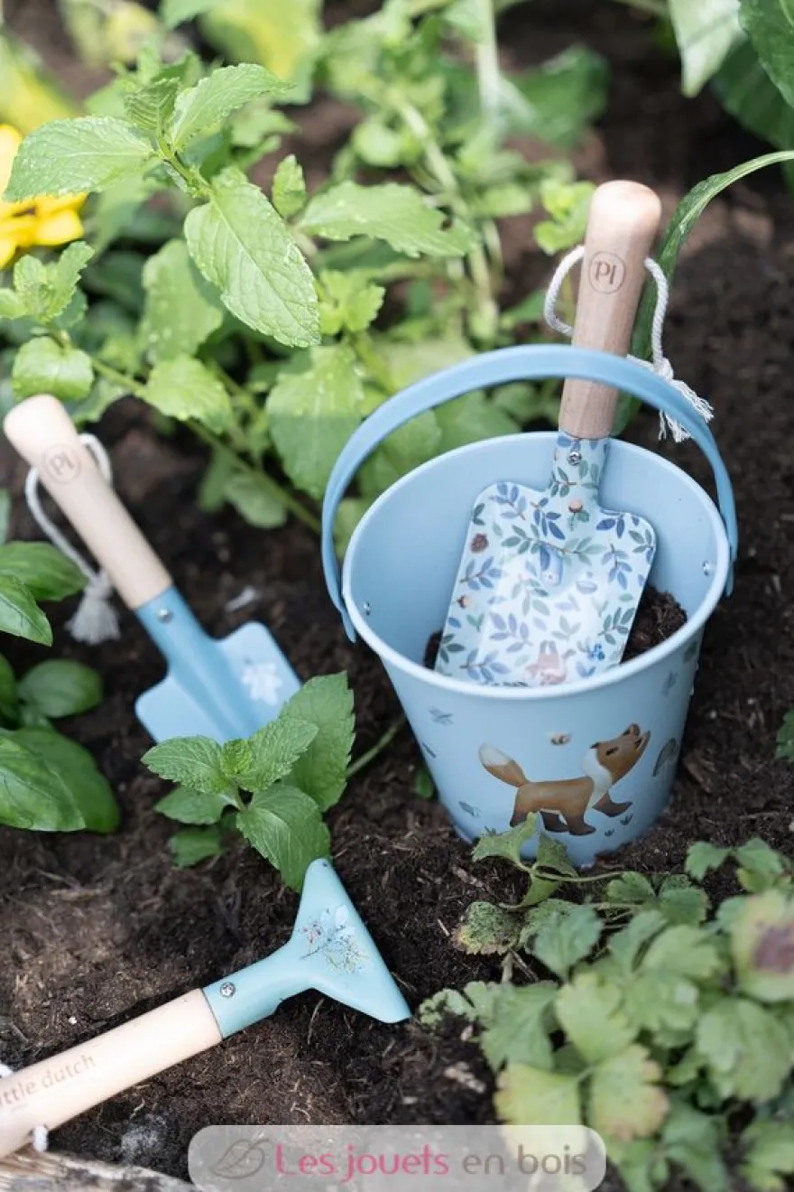 Seau bleu Forest Friends - Little Dutch