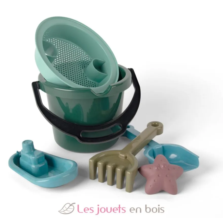 Seau de plage avec accessoires - Dantoy