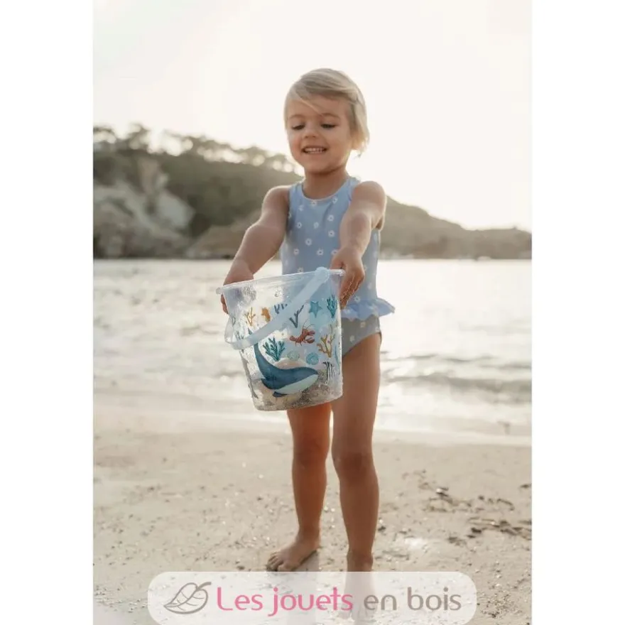 Seau de plage bleu - Ocean Dreams - Little Dutch
