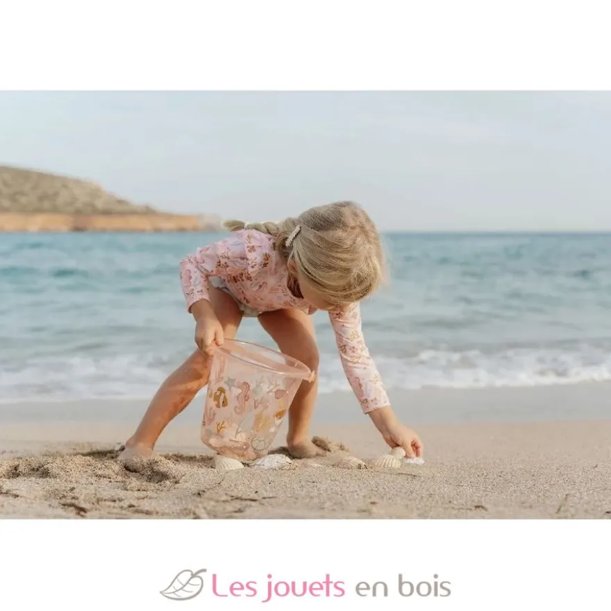 Seau de plage rose - Ocean Dreams - Little Dutch