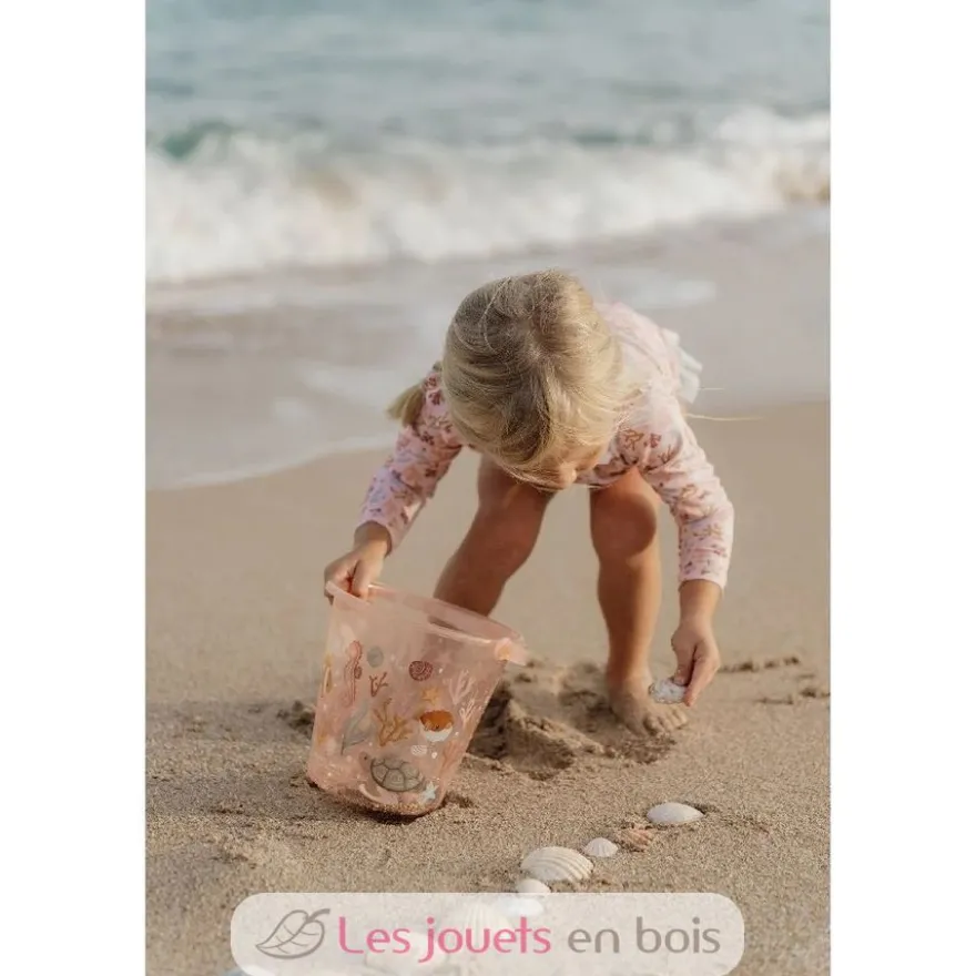 Seau de plage rose - Ocean Dreams - Little Dutch