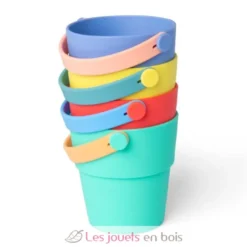 Seaux empilables en silicone pour eau et sable - Little L