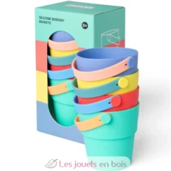 Seaux empilables en silicone pour eau et sable - Little L