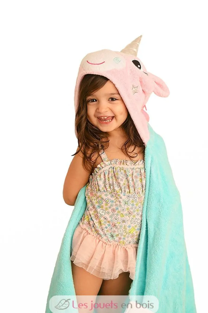 Serviette de bain enfant - Allie la licorne - Zoocchini