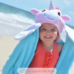 Serviette de bain enfant - Allie la licorne - Zoocchini
