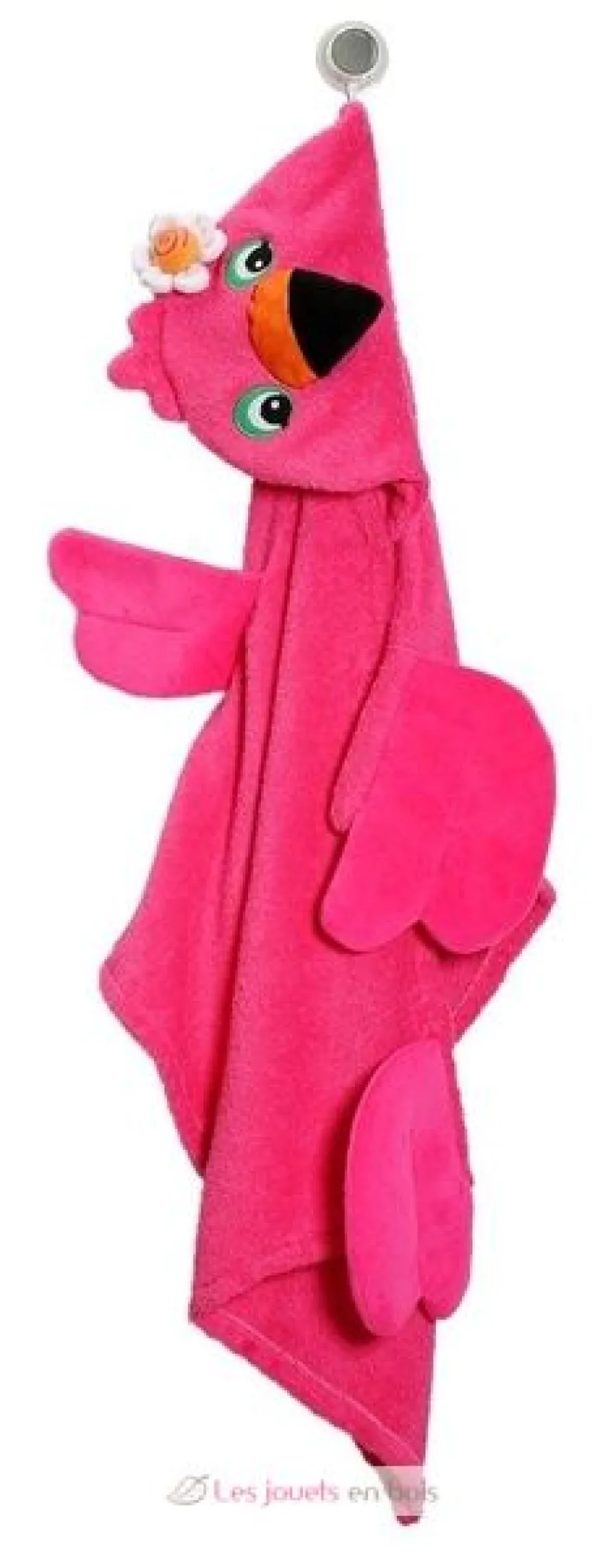Serviette de bain enfant - Franny le flamant rose - Zoocchini