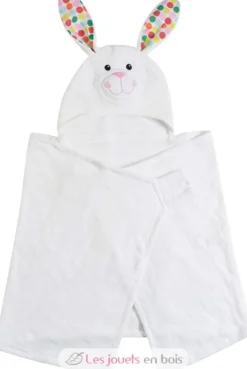 Serviette de bain enfant - lapin bella - Zoocchini