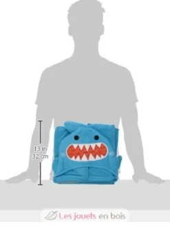 Serviette de bain enfant - Sherman le requin - Zoocchini