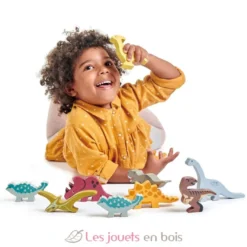 Set animaux en bois Dinosaures - Tender Leaf Toys