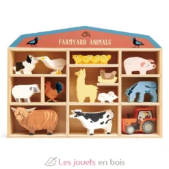 Set animaux en bois Ferme - Tender Leaf Toys