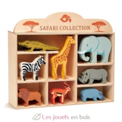 Set animaux en bois Safari - Tender Leaf Toys