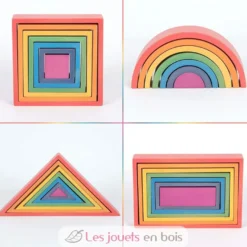 Set architecte Arc-en-ciel - TickiT
