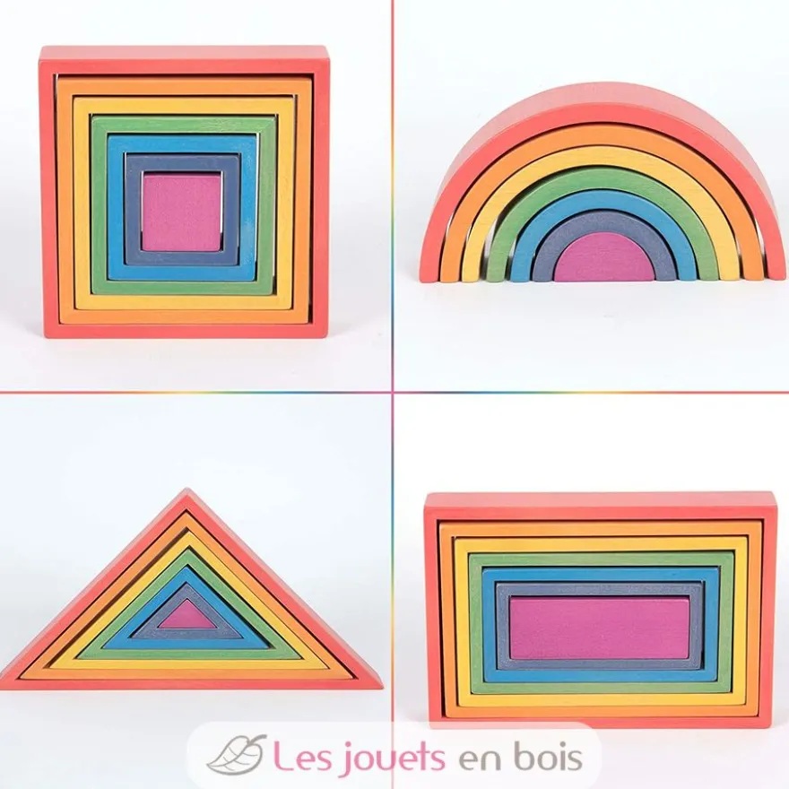 Set architecte Arc-en-ciel - TickiT