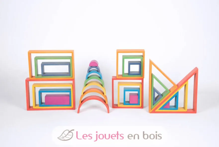 Set architecte Arc-en-ciel - TickiT