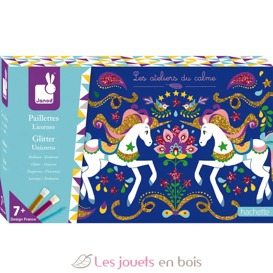 Set créatif Paillettes Licornes - Janod