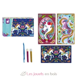 Set créatif Paillettes Licornes - Janod