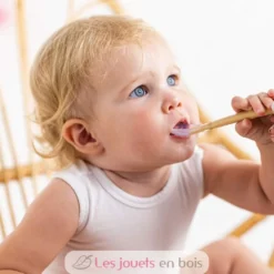 Set 4 cuillères en silicone - Nattou
