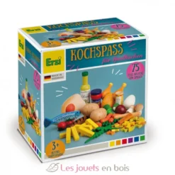 Set d'aliments en bois 75 pcs - Erzi