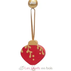 Set déco Noël rouges 3 pcs - Sevi