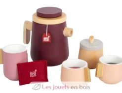 Set de café et de thé Tasty bordeaux Small Foot Compagny