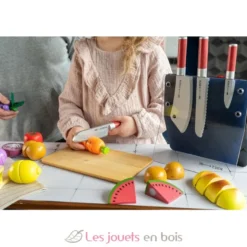 Set de couteaux en bois avec bloc de rangement - Tanner