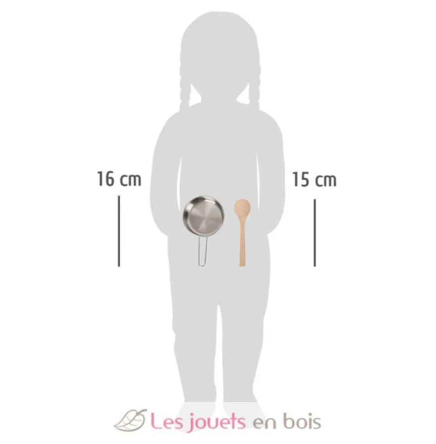 Set de cuisine avec tablier bleu - Small Foot Compagny