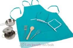 Set de cuisine avec tablier bleu - Small Foot Compagny