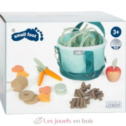 Set de fourrage pour chevaux avec sac bleu - Small foot